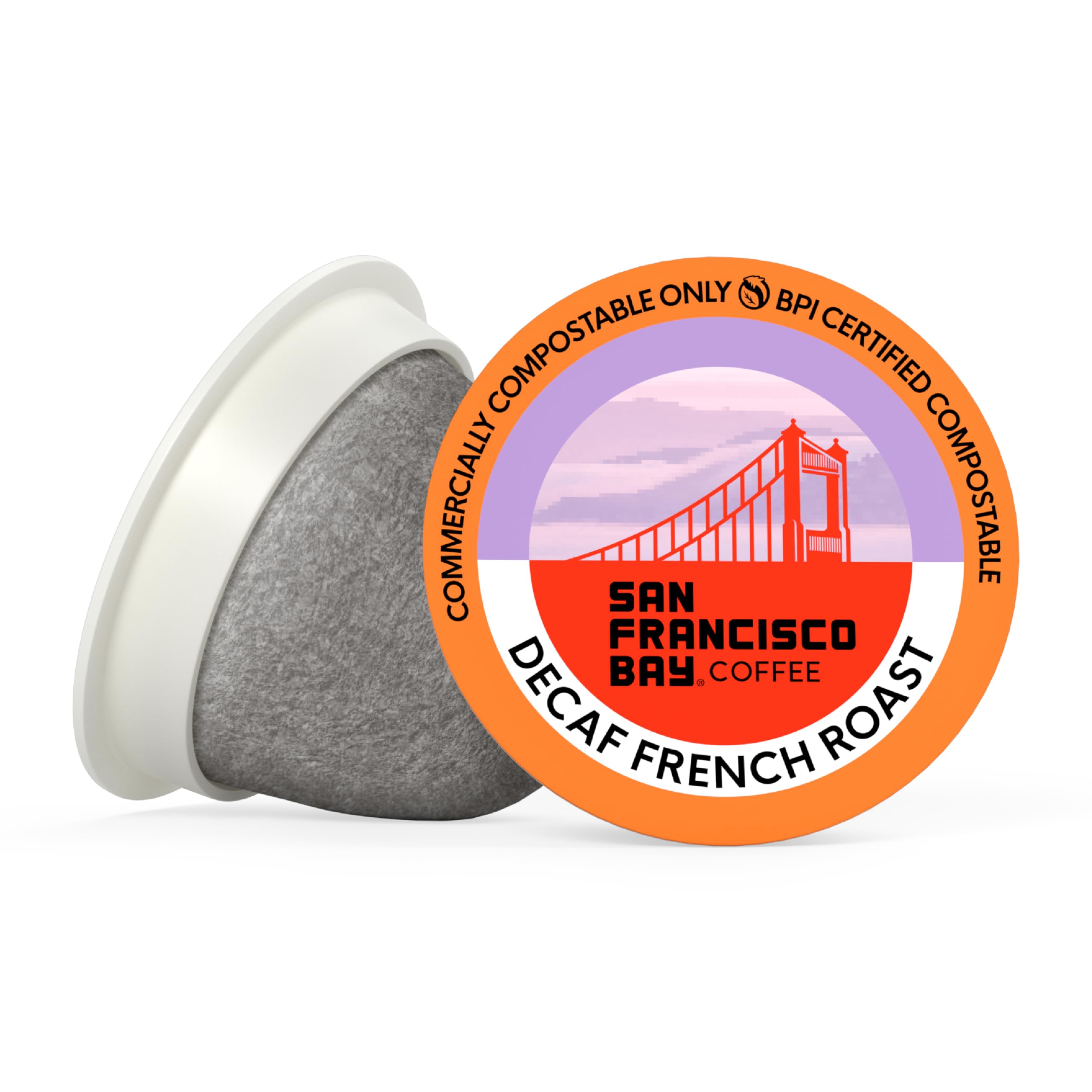 San Francisco Bay pod inserted in single-serve brewer for quick convenient brewing