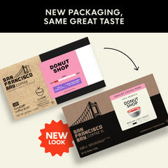SAN FRANCISCO BAY closeup of a OneCUP pod displaying texture and easy-load benefit