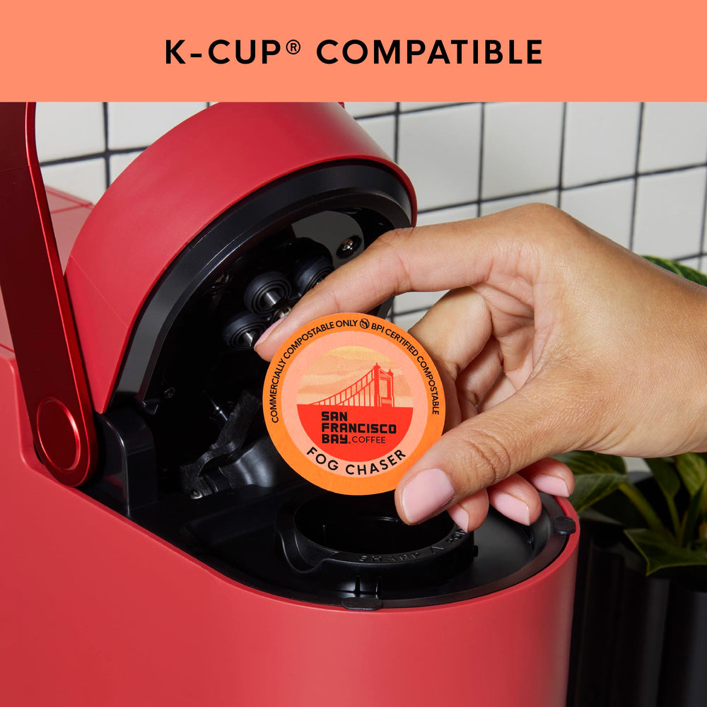 San Francisco Bay compostable label close-up showing eco-friendly certification