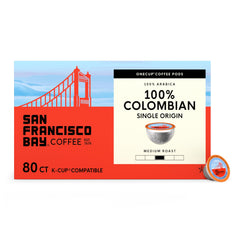 San Francisco Bay front packaging showing 80-count box and brand