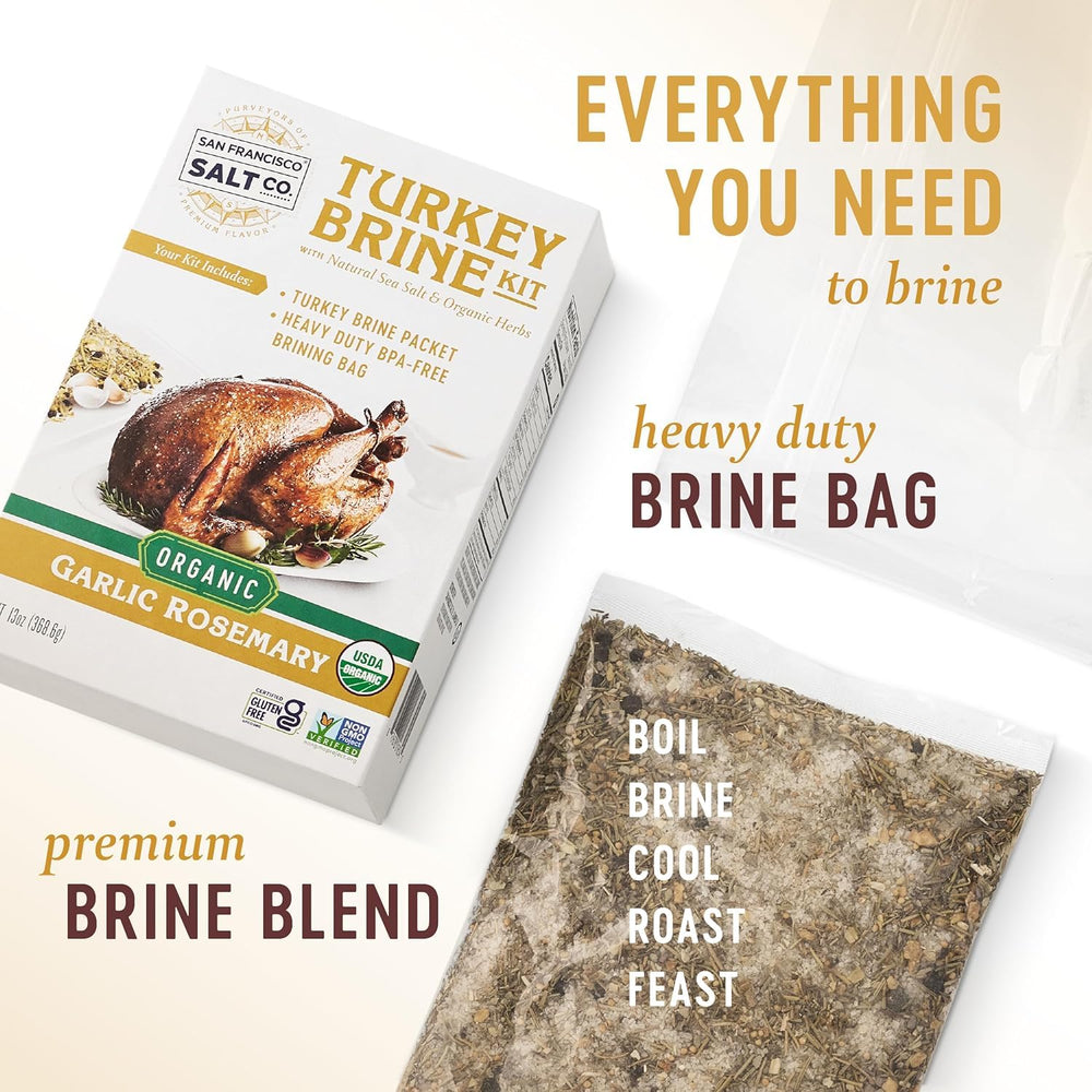 San Francisco Salt Company roasted turkey on table showcasing juicy herb-infused benefit