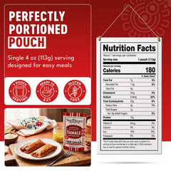 San Miguel de Origen open pouch tamale ready to heat for convenience