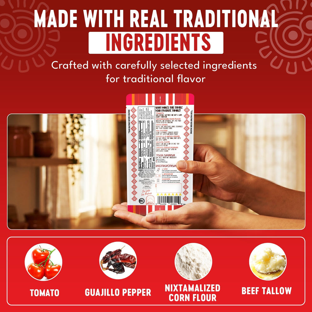 San Miguel de Origen red salsa detail showcasing vibrant, tangy flavor