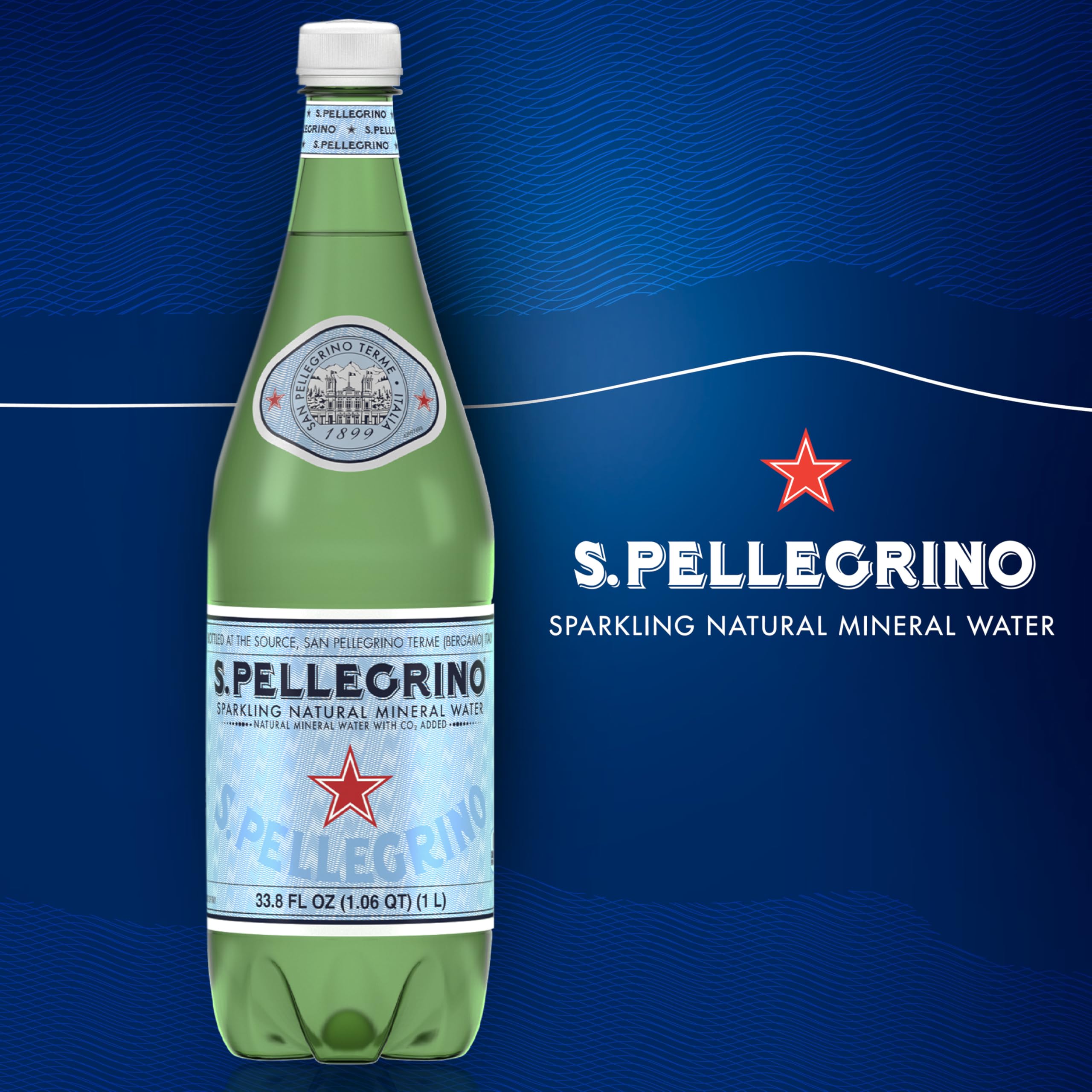 San Pellegrino bubble detail on glass illustrating delicate effervescence