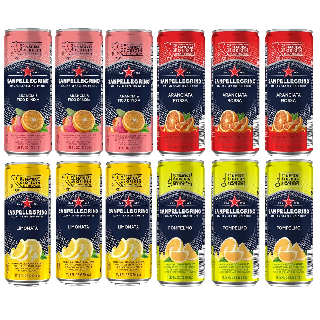 San Pellegrino front packaging showing variety pack for stylish refreshment