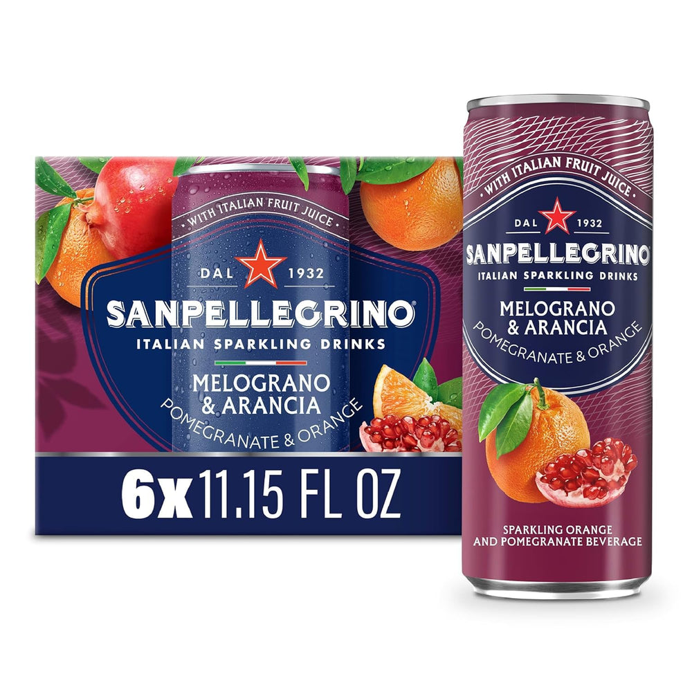 San Pellegrino lemon can close-up showing bright color and refreshing taste
