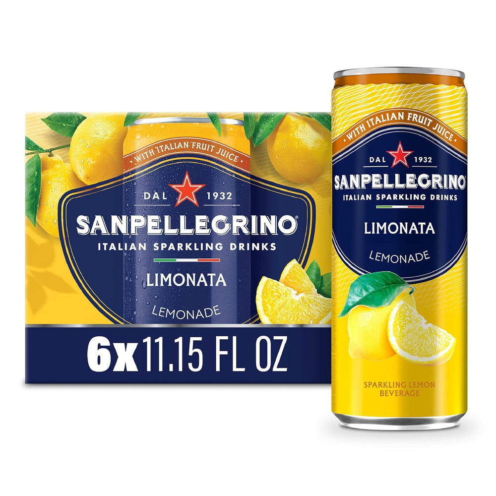 San Pellegrino prickly pear can close-up showing subtle floral fruit notes