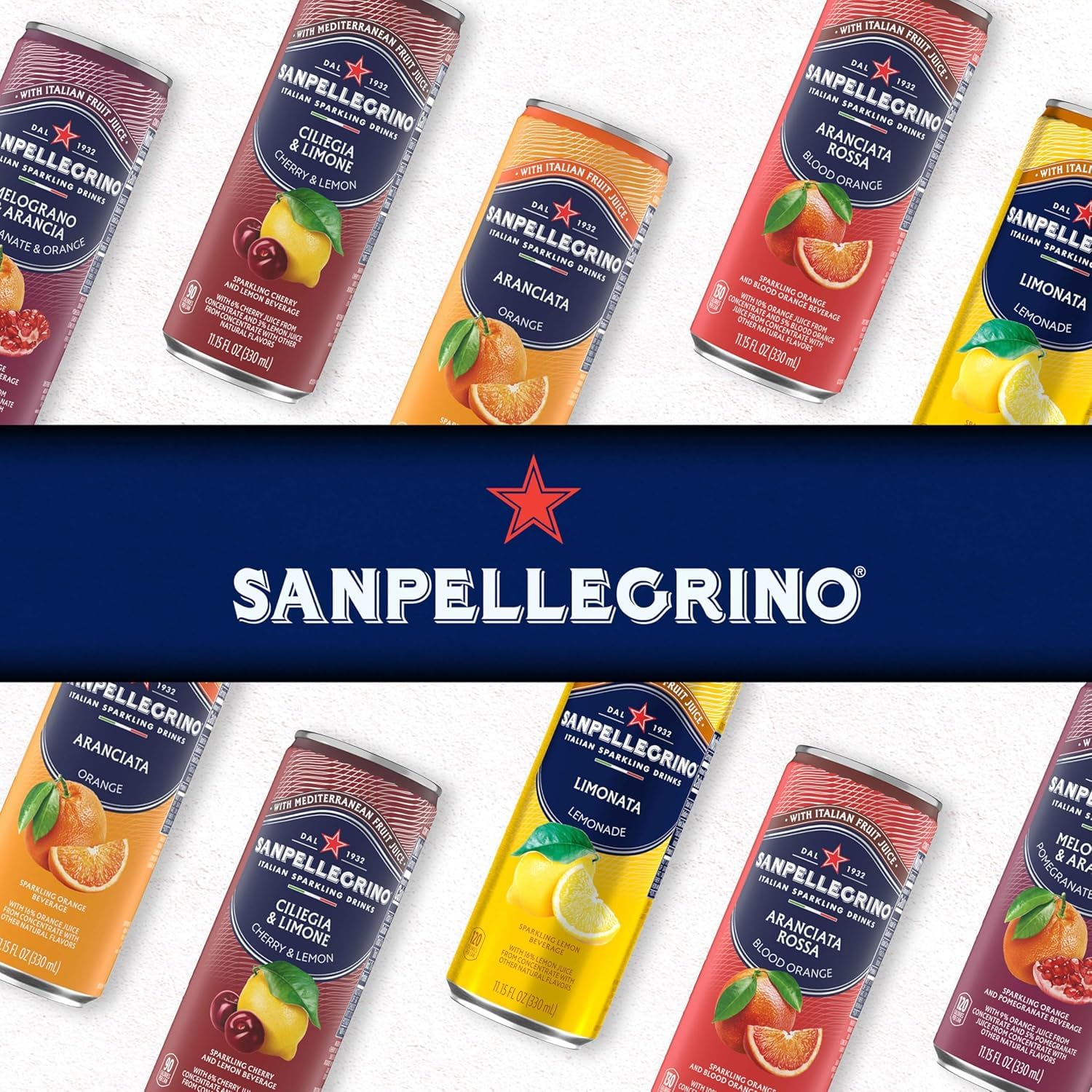 San Pellegrino bottle held in hand for scale and convenient single-serve benefit