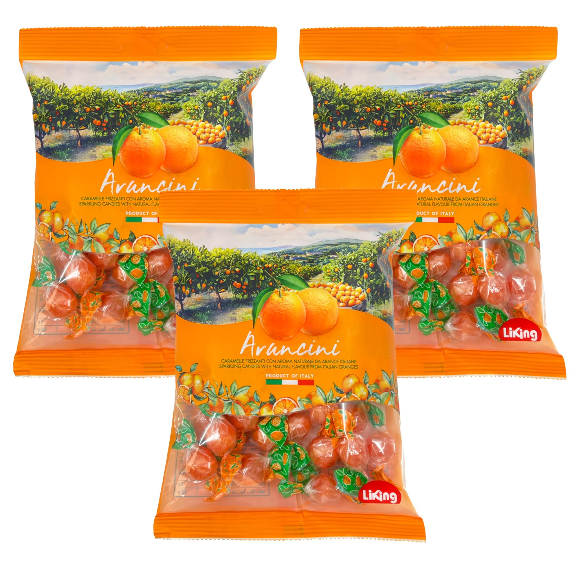 Sanniti front packaging showing bright orange bag and product branding for clear identification and gifting