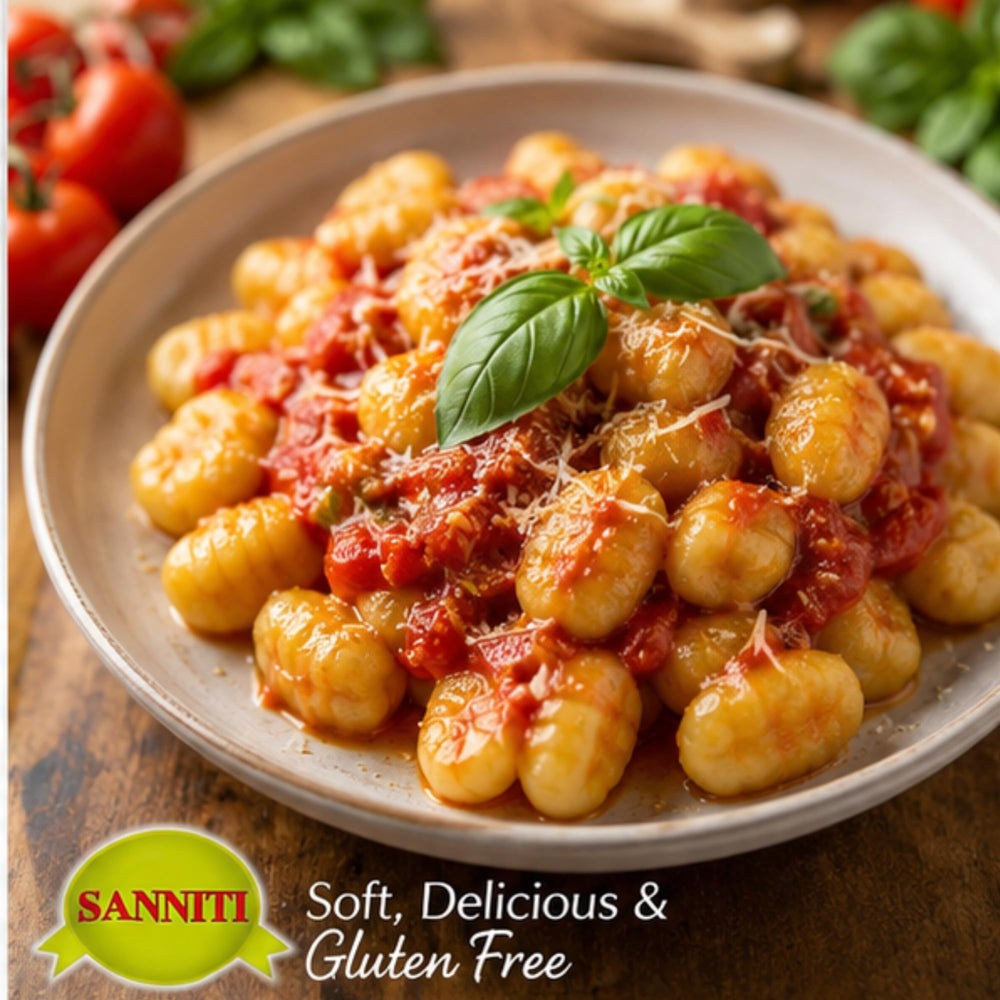 Sanniti back label nutritional info displayed for informed choices and ingredient transparency