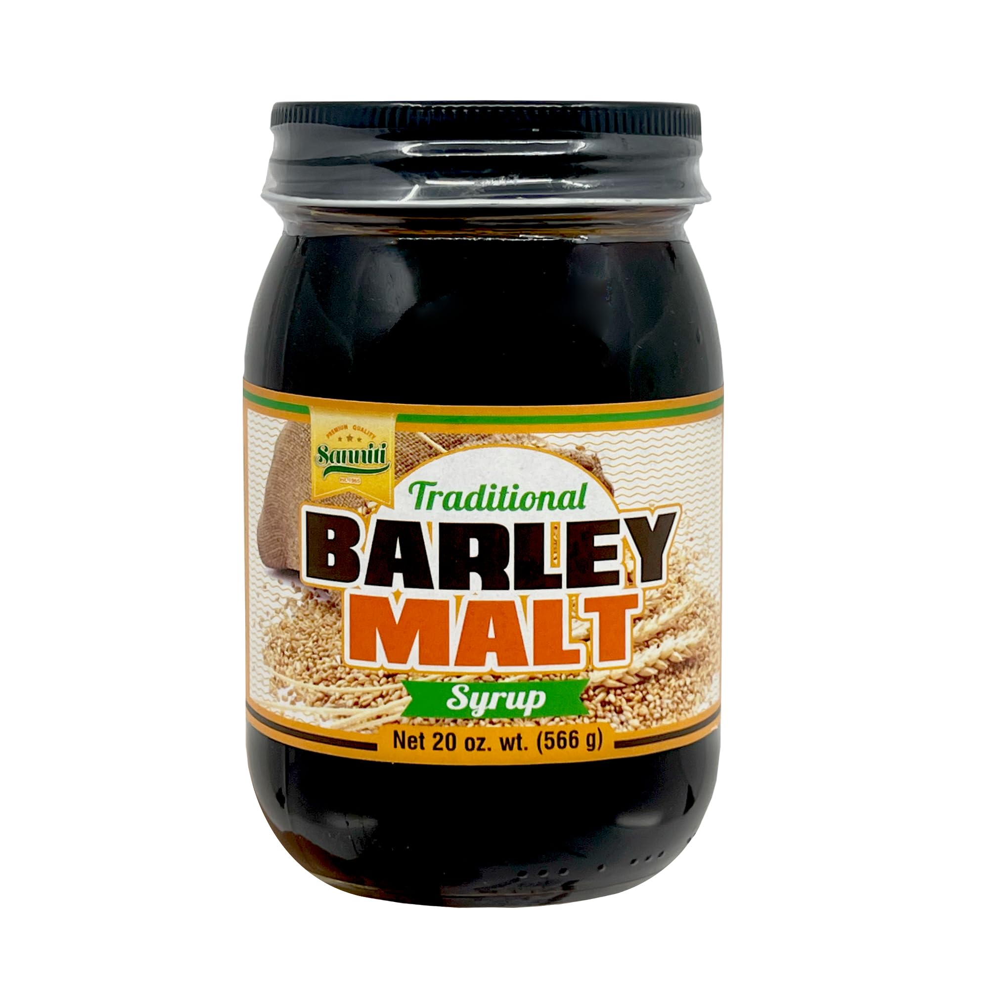 Sanniti front packaging showing 20 oz bottle and label benefit natural sweetener