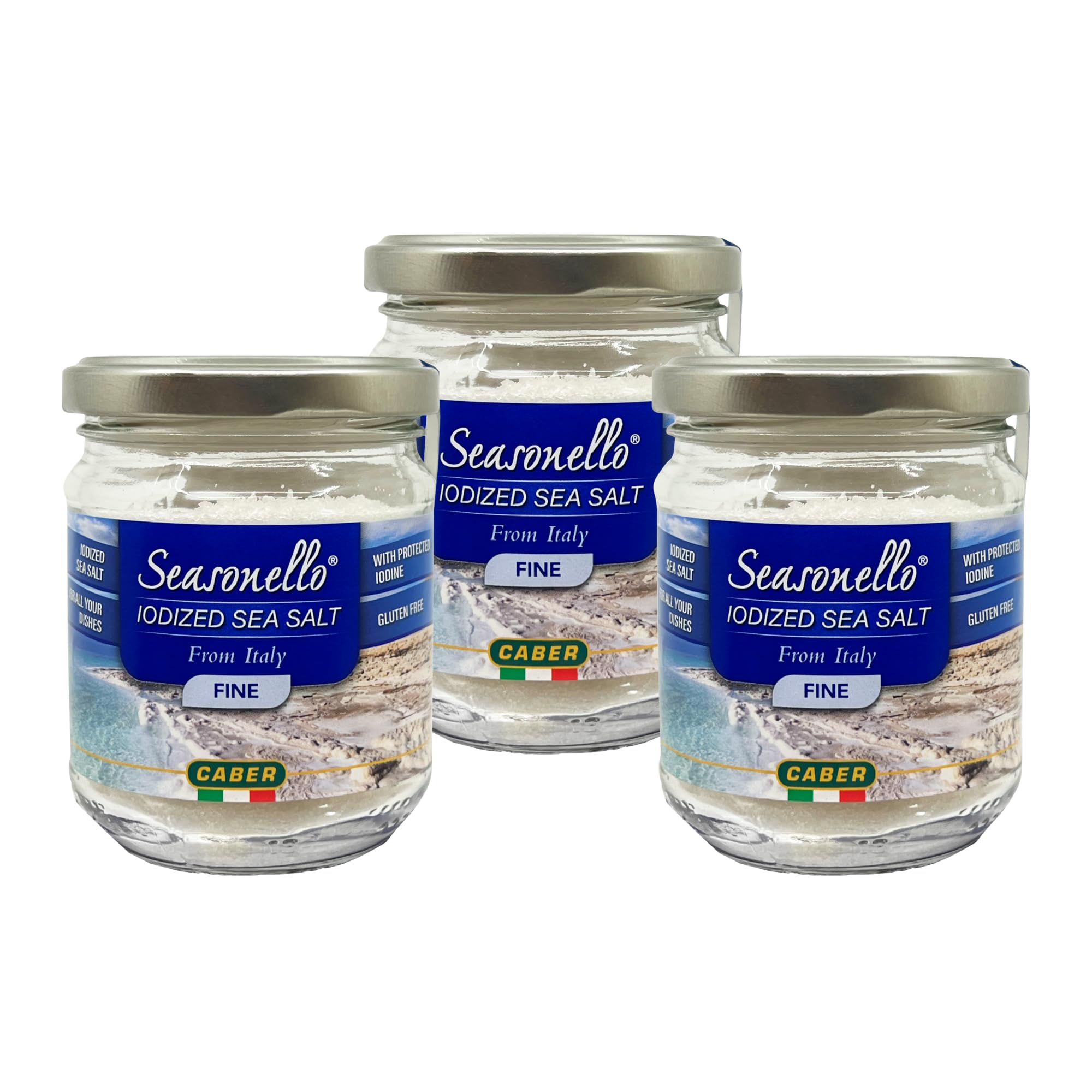 Sanniti fine salt crystals close-up highlighting smooth texture for quick dissolving