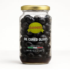 Sanniti close-up of wrinkled olive texture highlighting concentrated flavor