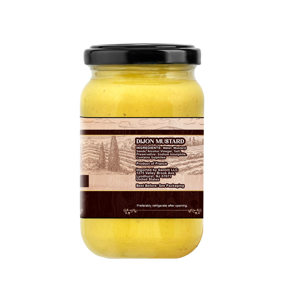 Sanniti Dijon spoonful showing smooth texture and easy mixing benefit