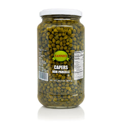 Sanniti front jar label showing 33.5 oz size and brand benefit