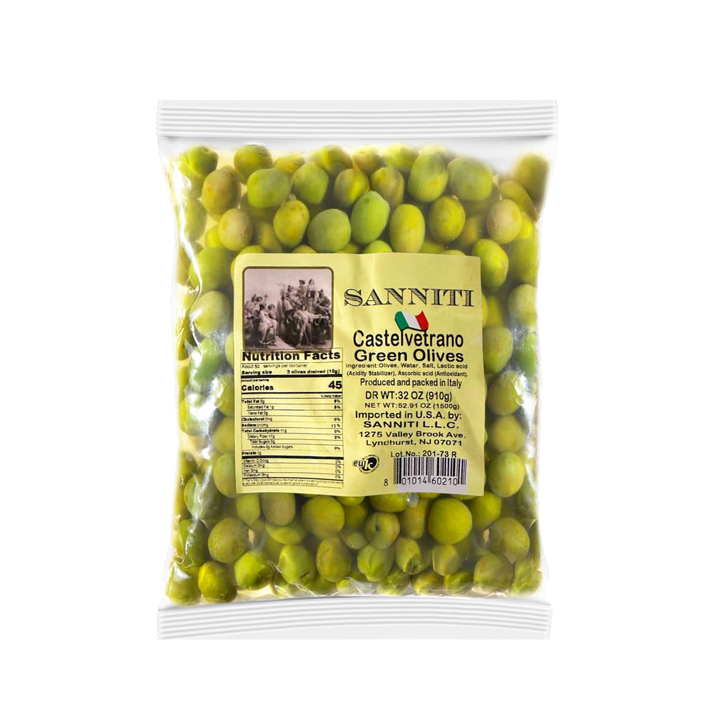 Sanniti front of bag showing brand and resealable packaging for freshness