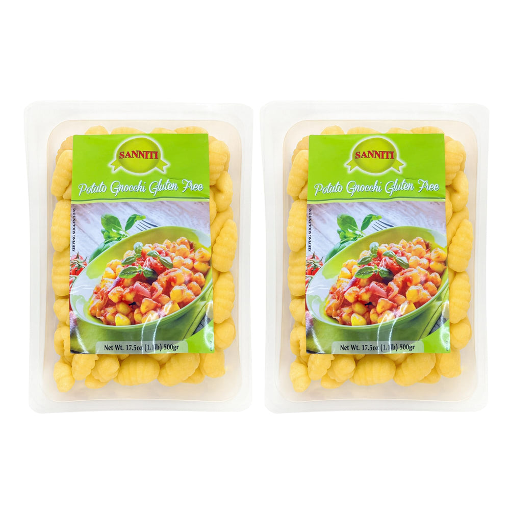 Sanniti front packaging showing gluten free label and authentic Italian branding for easy selection
