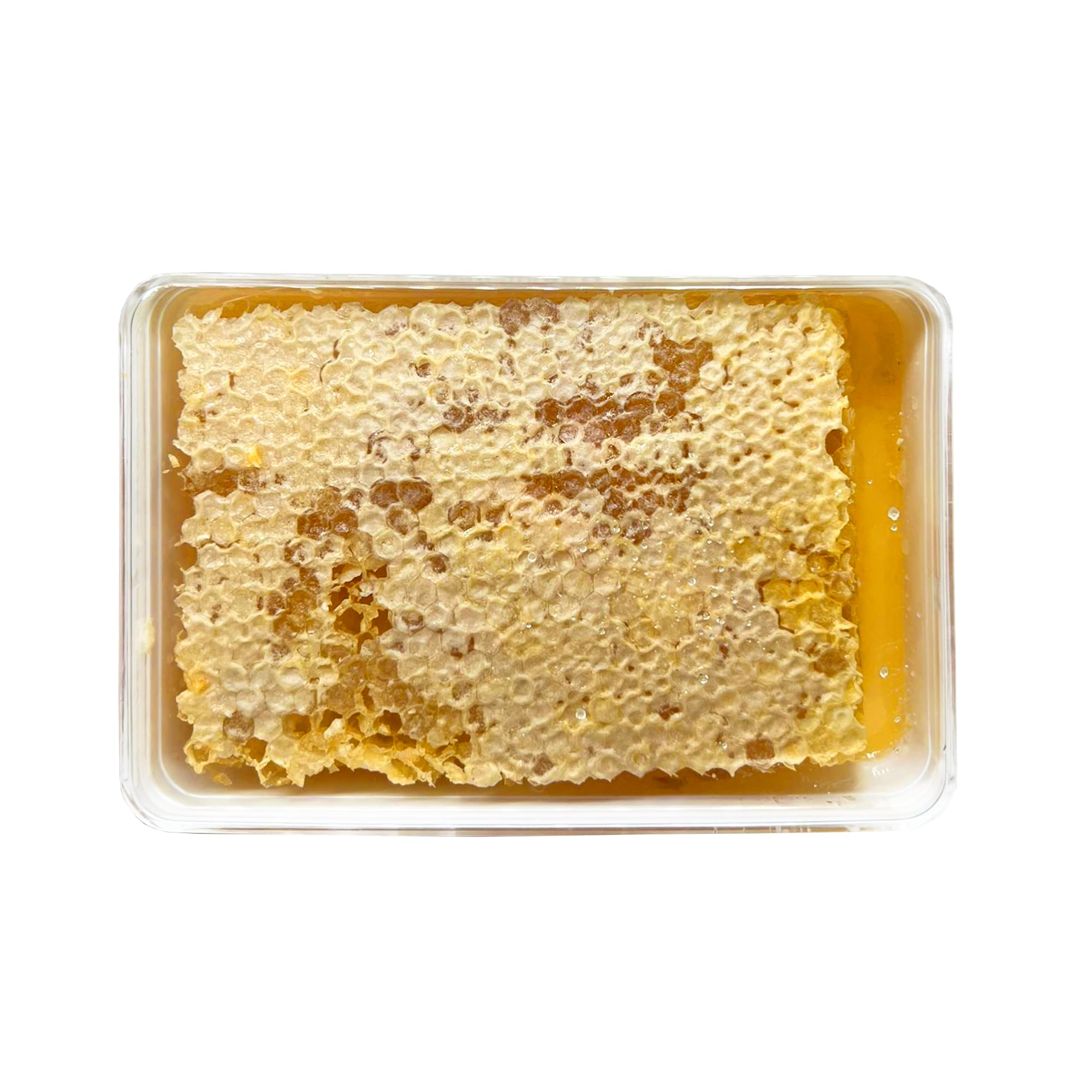 Sanniti Fulmer honey dripping from comb showing smooth pourability
