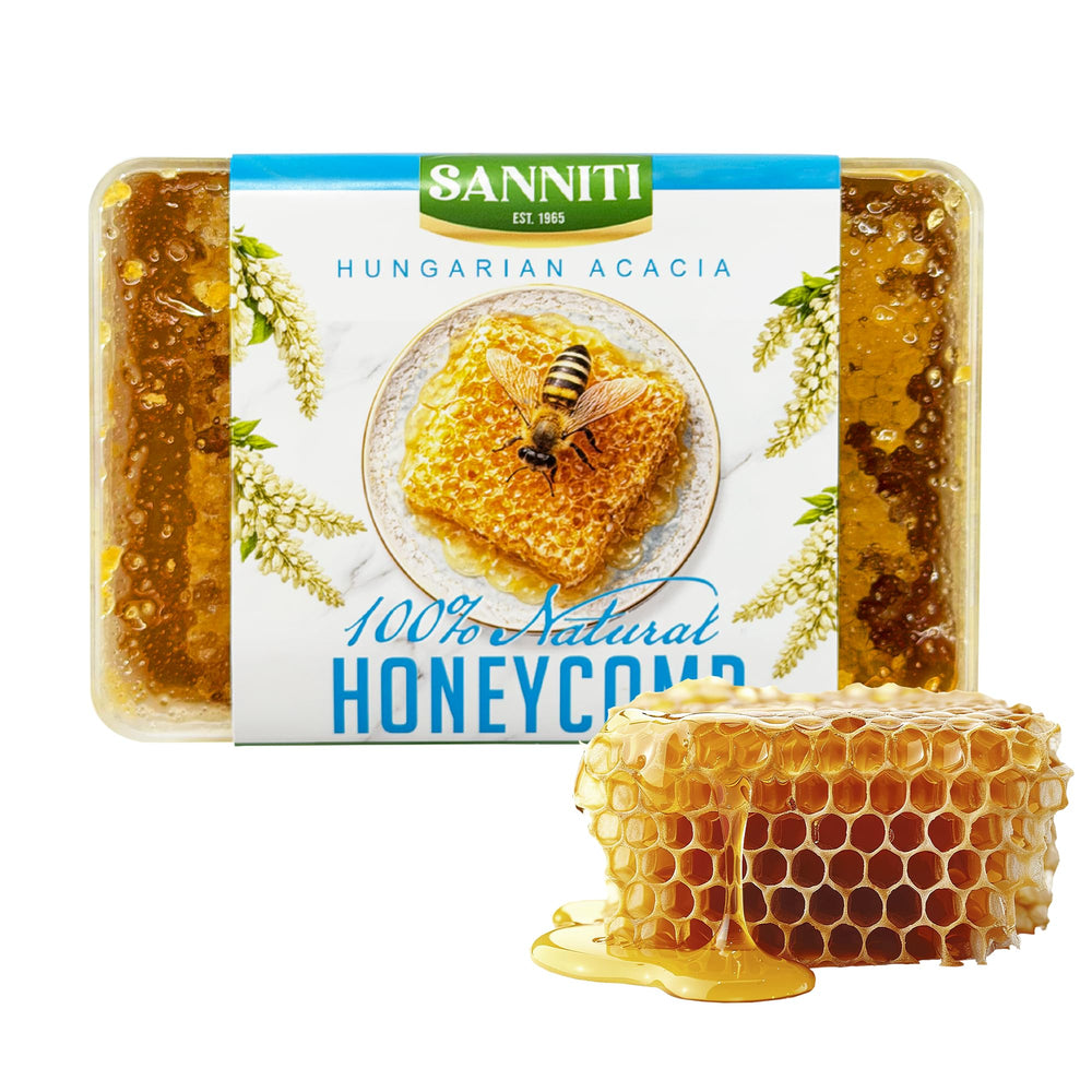 Sanniti Fulmer close-up of honeycomb texture highlighting edible wax