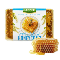 Sanniti Fulmer close-up of honeycomb texture highlighting edible wax