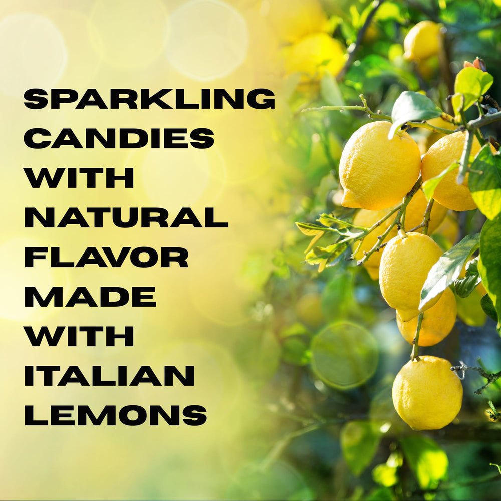 Sanniti ingredients label with Italian lemon note, confirming natural-flavor benefit