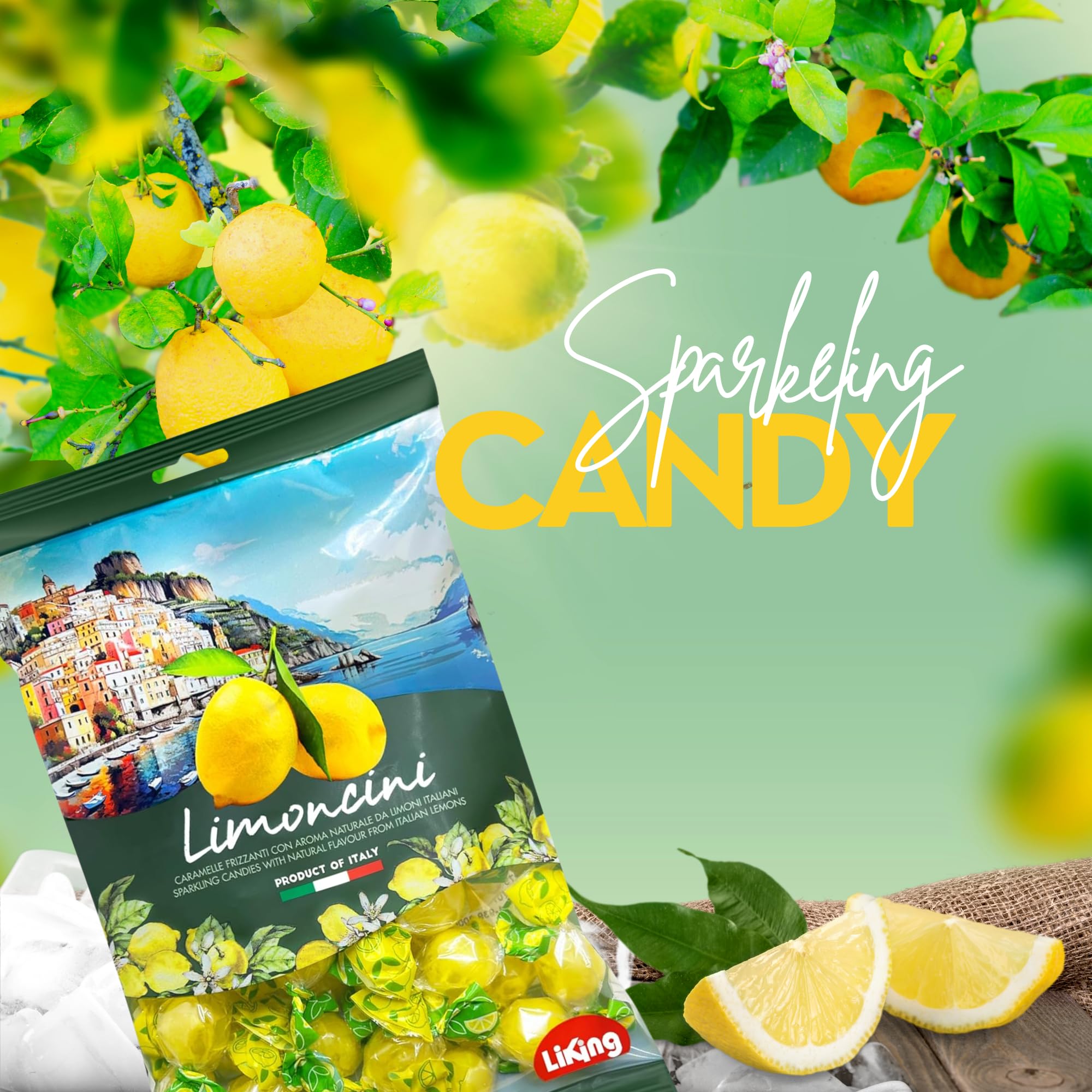 Sanniti product label and ingredients emphasizing natural flavor