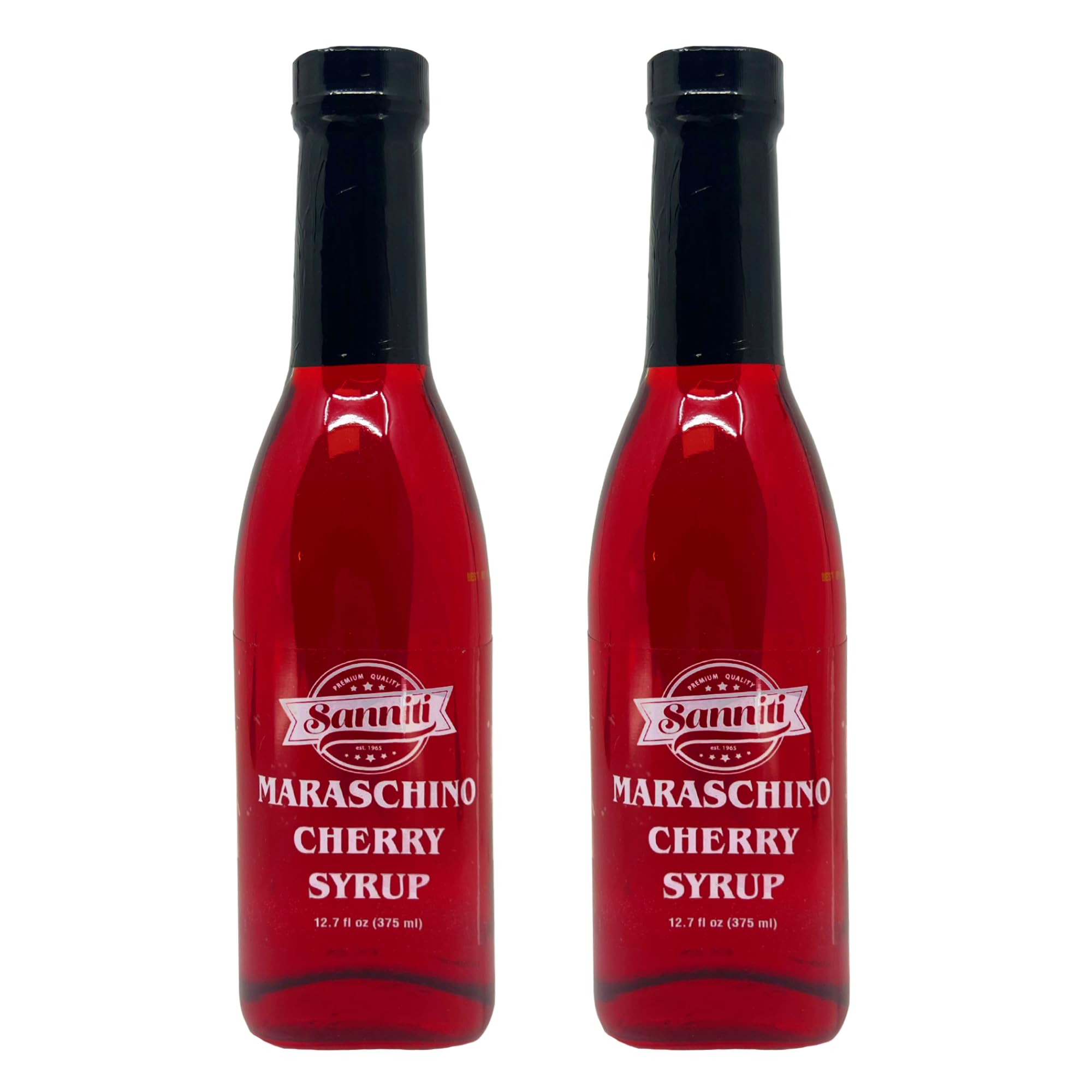 Sanniti front packaging showing two 12.7 oz bottles and clear product benefit