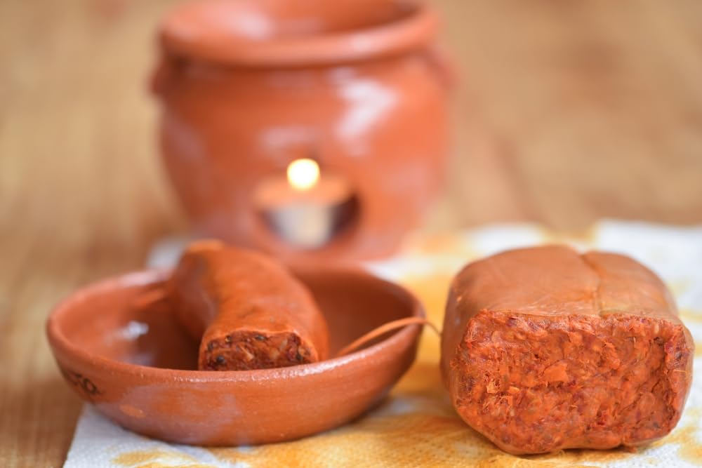 Label closeup on Sanniti jar showing traditional Spilinga-inspired recipe