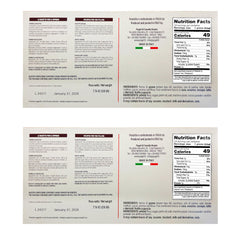 Sanniti opened pack displaying 24 uniformly baked mini shells