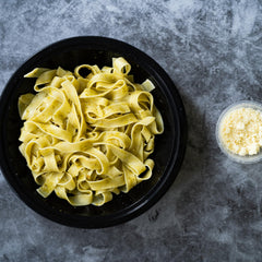 Sanniti pappardelle boiling in pot demonstrating easy cooking and al dente result