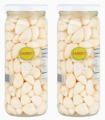 Sanniti jar front view showing product and label for easy recognition and pantry appeal