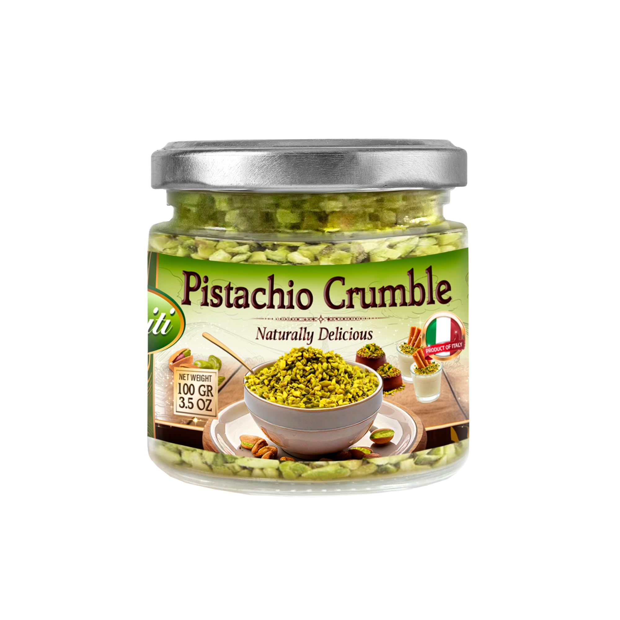 Sanniti front packaging jar showing brand and ready-to-use garnish benefit