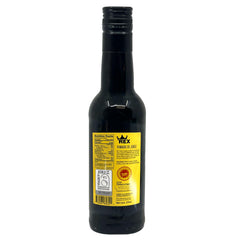 Sanniti REX close-up of deep amber color highlighting rich aged flavor