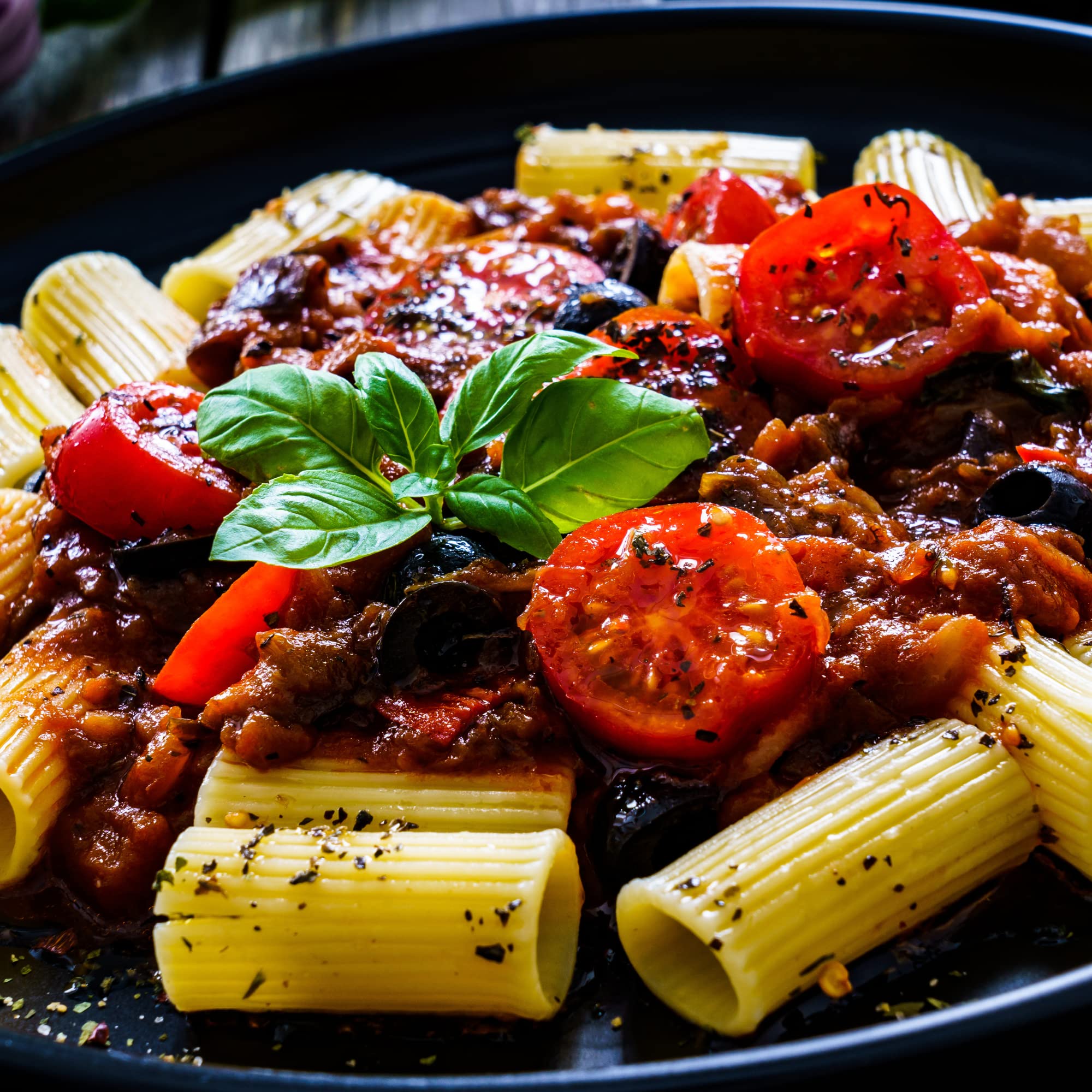 Sanniti rigatoni label showing kosher and vegan claims for clarity