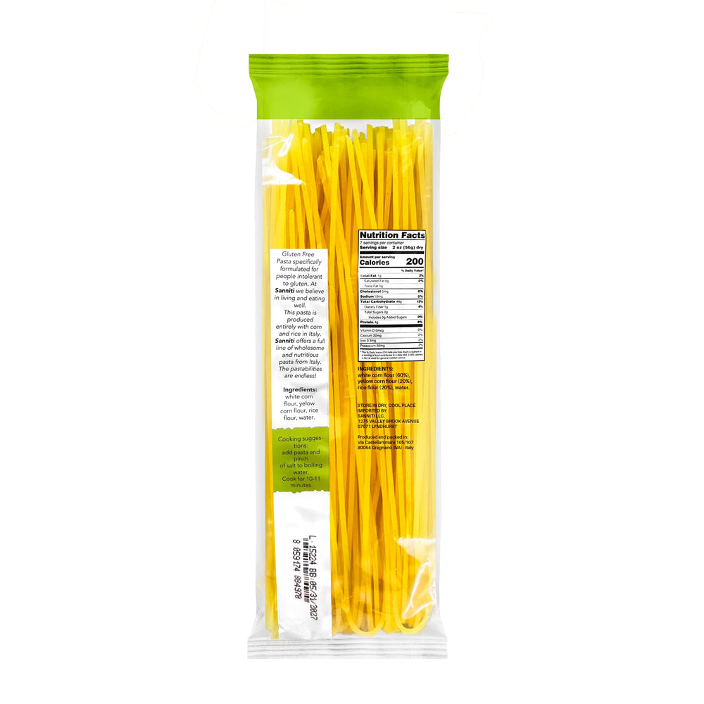 Sanniti cooked spaghetti in bowl demonstrating firm al dente bite