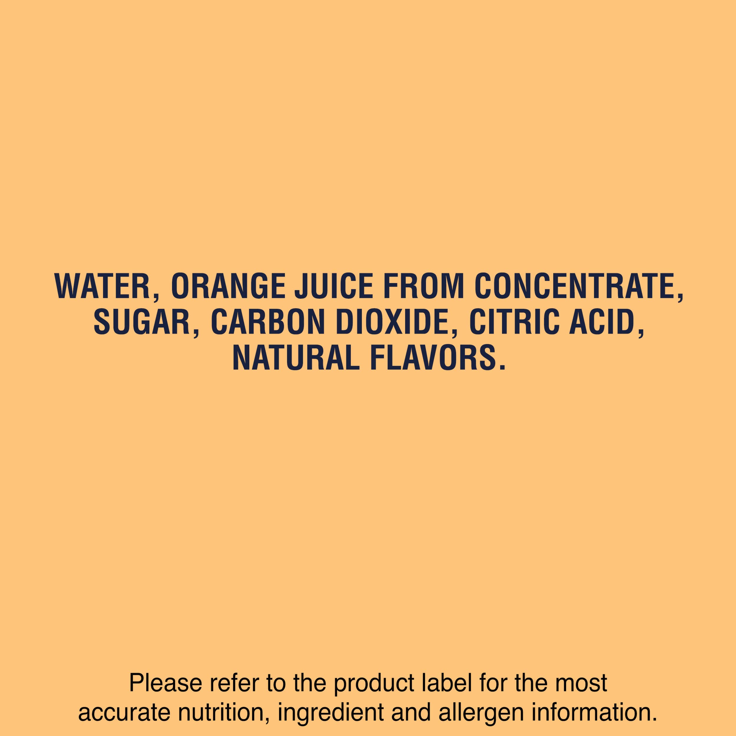 Sanpellegrino can with ingredients and recycling icon communicating natural juice and sustainability