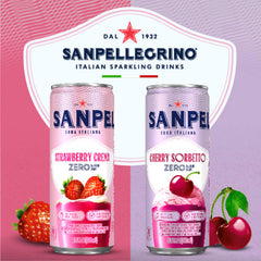 San Pellegrino pour and bubbles close-up illustrating crisp carbonation benefit