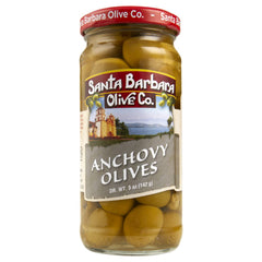 SANTA BARBARA OLIVE CO olive texture and brine showing crisp quality