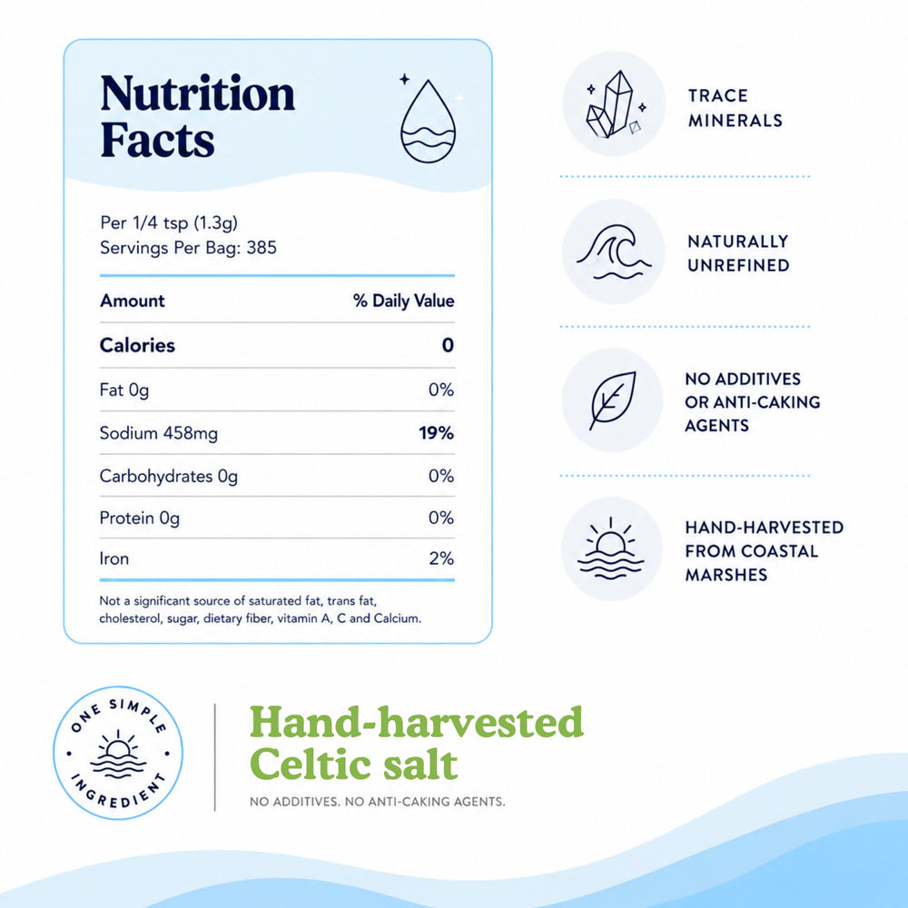 Sante Naturelle product label close-up, shows unrefined ingredients and authenticity