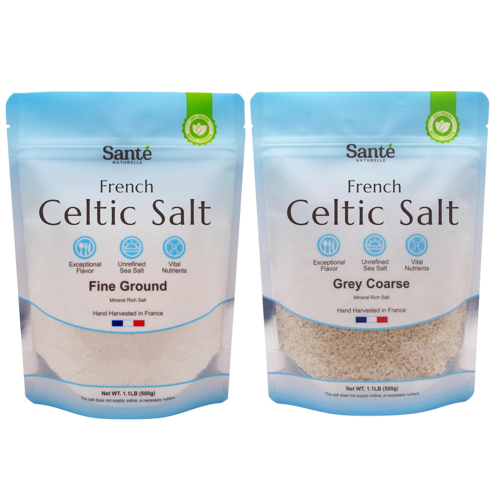 Sante Naturelle pack front view showing two 18oz containers and branding for convenience