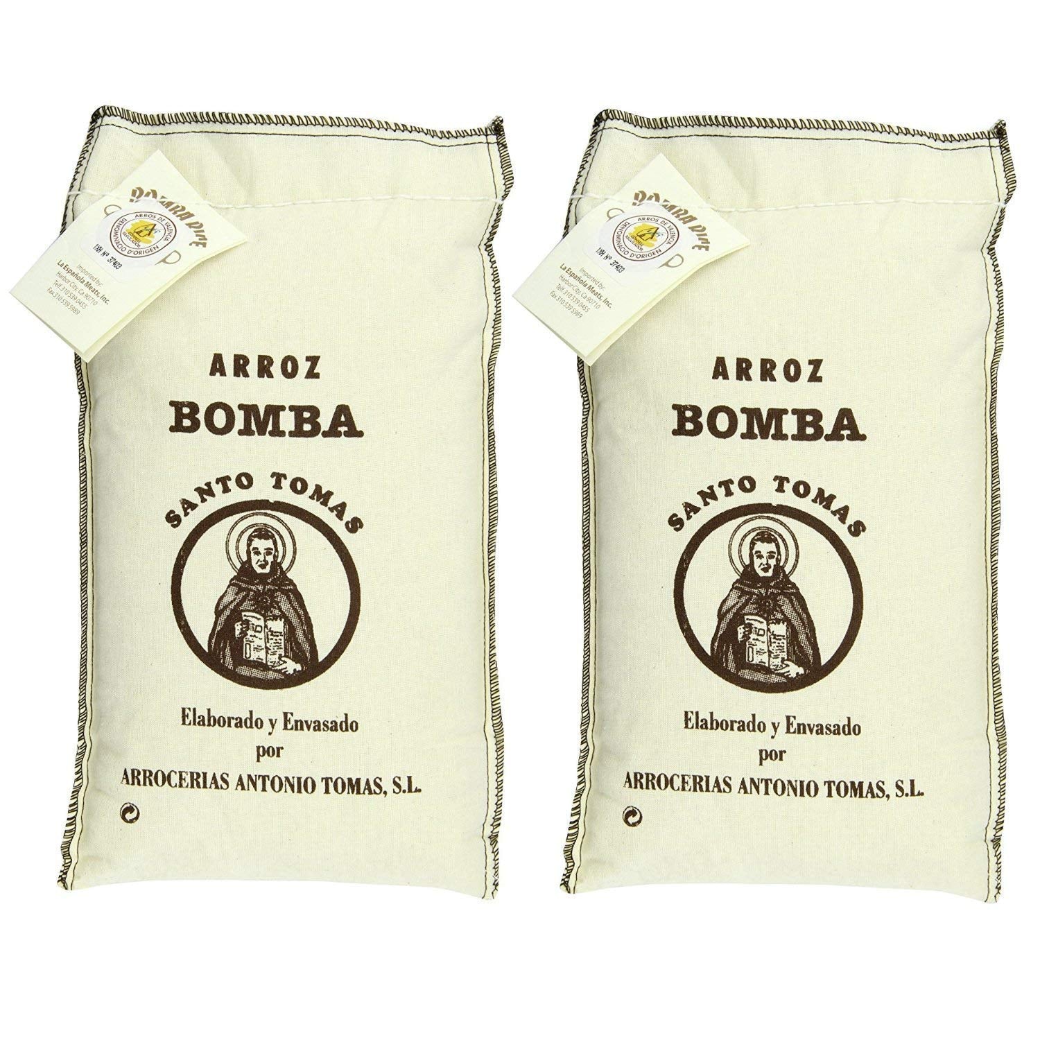 Santo Tomas front packaging burlap sack shows authentic rice and convenience