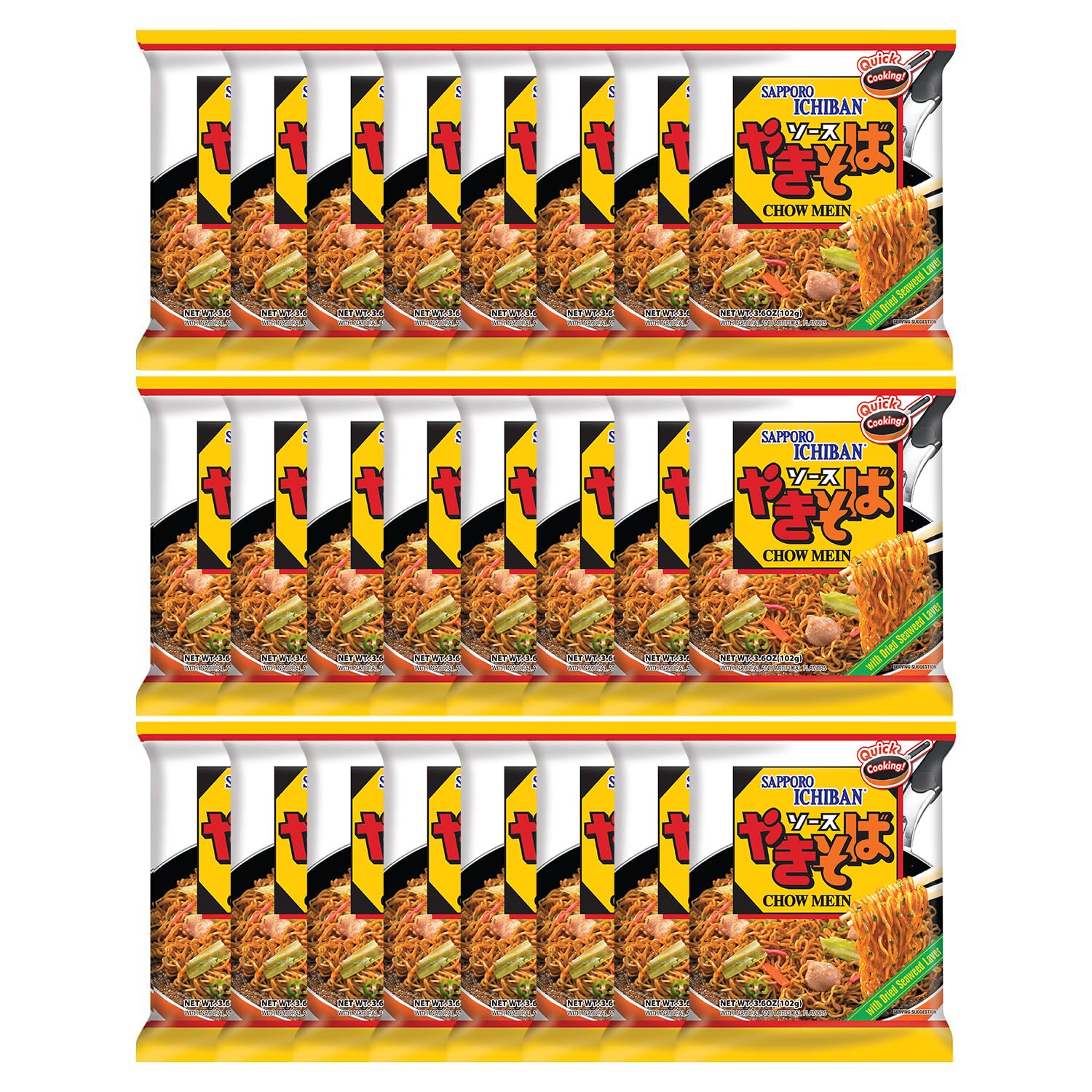 Sapporo Ichiban front packaging showing 24-pack convenience and brand recognition