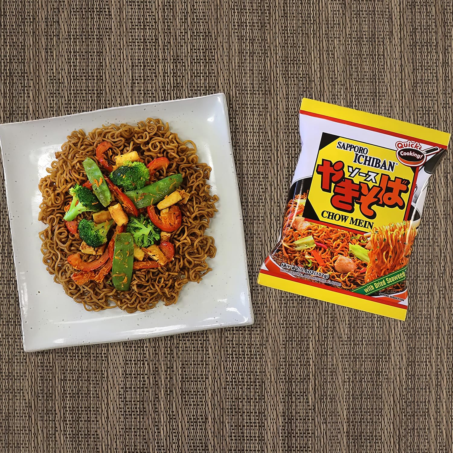 Sapporo Ichiban nutrition and ingredients label for informed meal choices