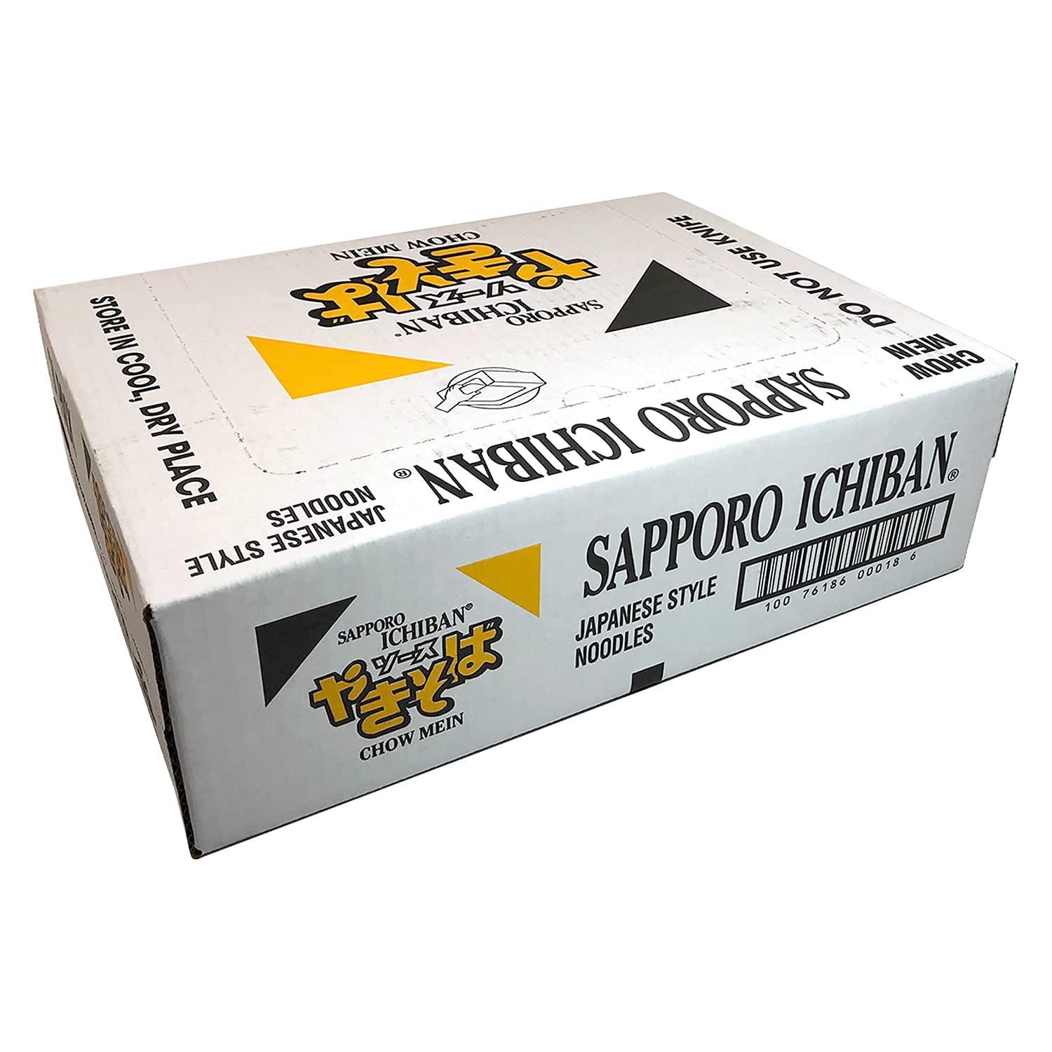 Sapporo Ichiban seasoning packet and dried seaweed delivering bold sauce flavor