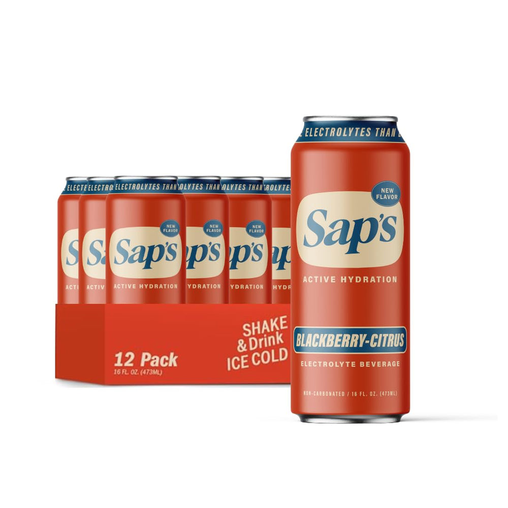 SAP’S front can view showing blackberry citrus branding and clean ingredients benefit