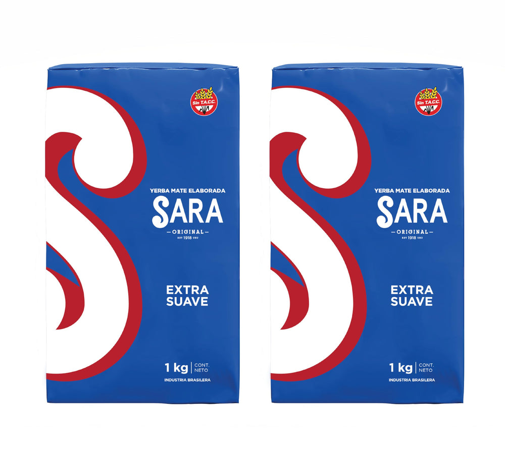 SARA front packaging showing two 1kg bags and clear labeling benefit: convenient bulk supply