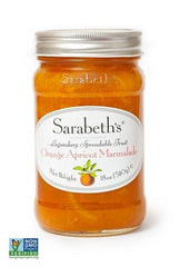 Sarabeth's close-up of orange and apricot pieces in glaze highlighting real fruit benefit