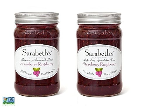 Sarabeth's front jar packaging showing brand and fruit blend for authentic flavor