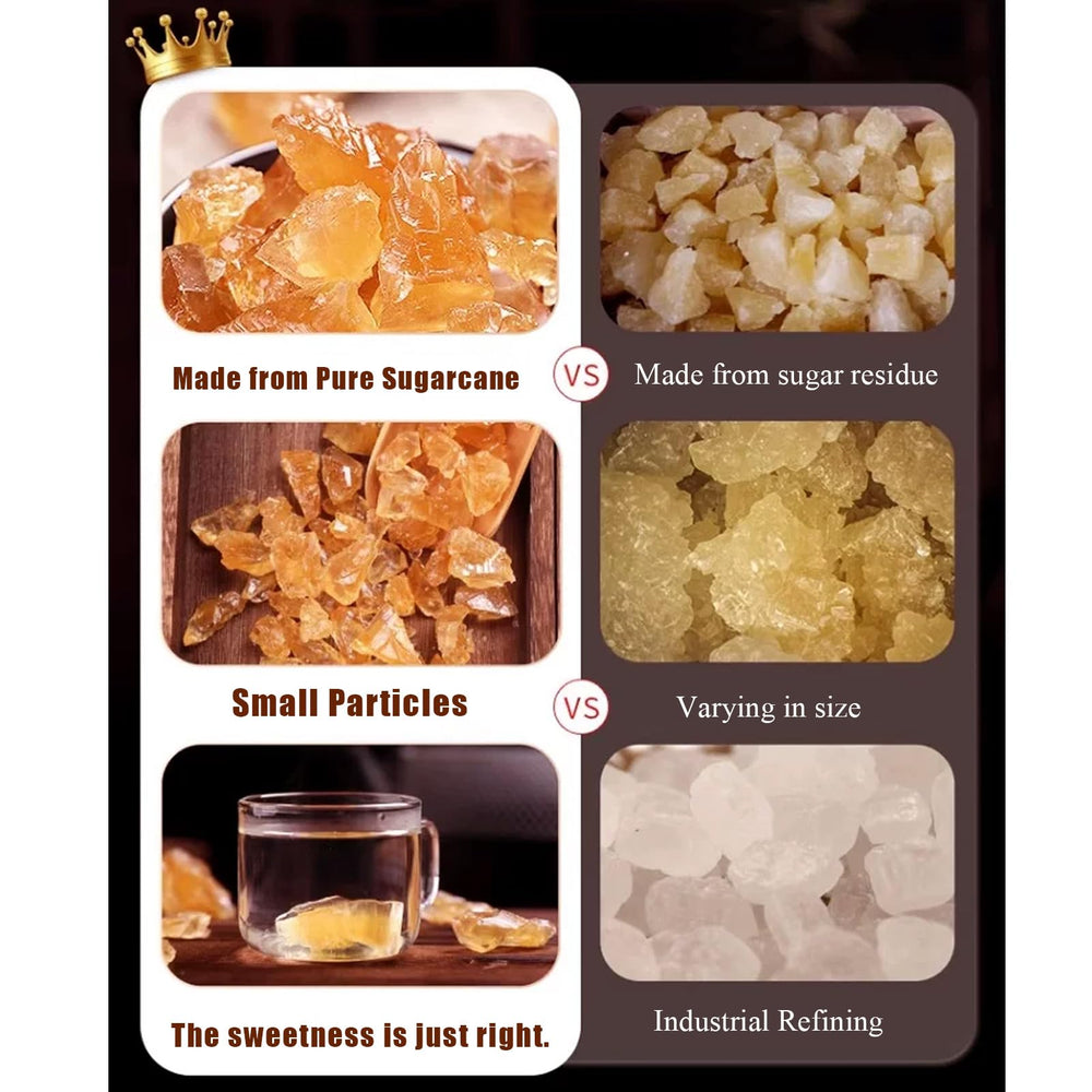 SATBIR crystals next to measuring scale showing portion size for recipes and consistency