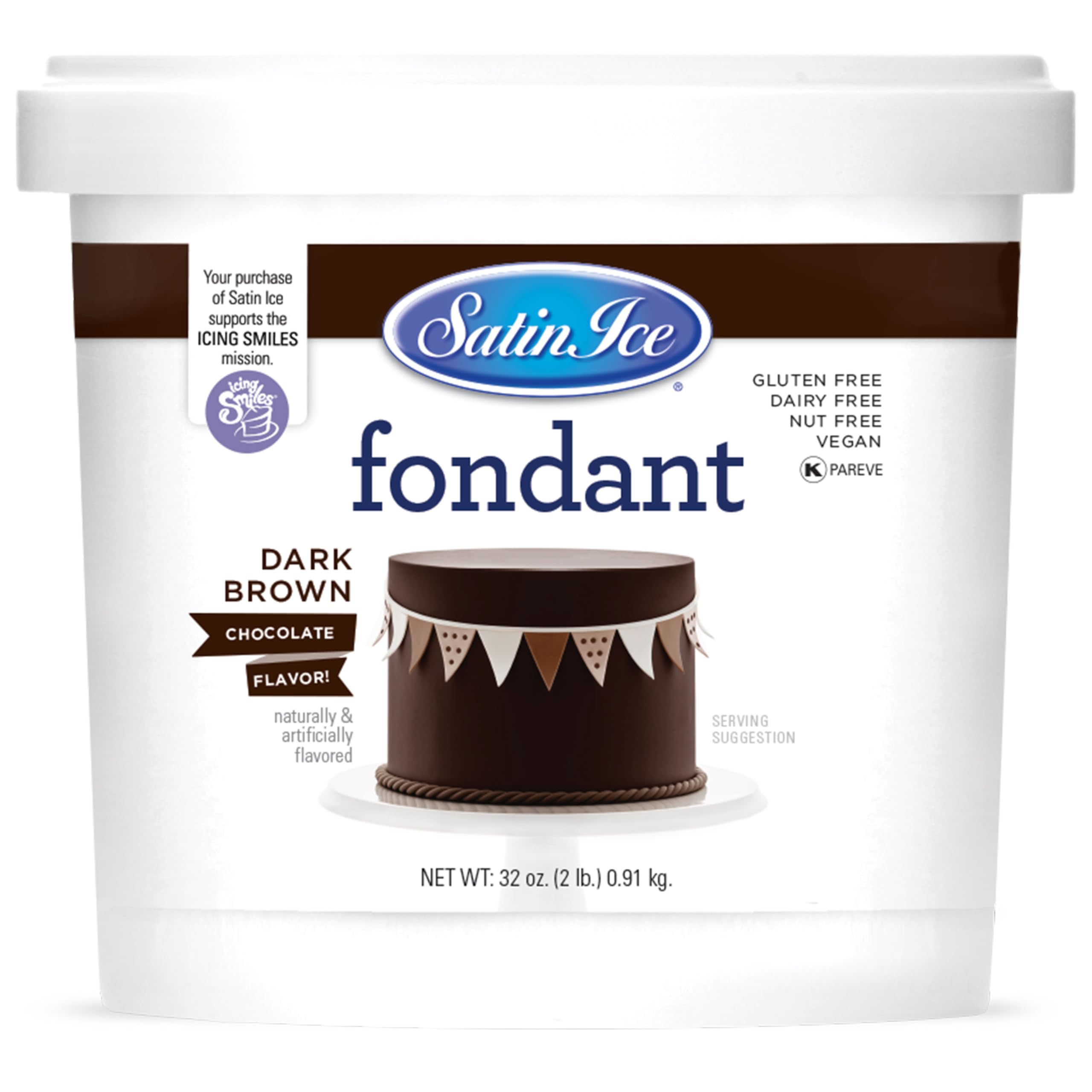 Satin Ice front packaging showing 2 lb bag and clear branding for easy selection